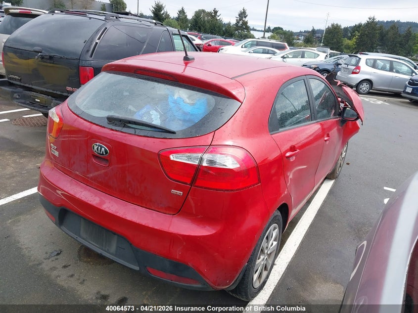 Vin: knadm5a32f6972343, lot: 30080675, kia rio lx 20154