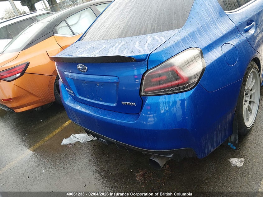 2015 Subaru Wrx Limited VIN: JF1VA1J66F9828124 Lot: 40051233