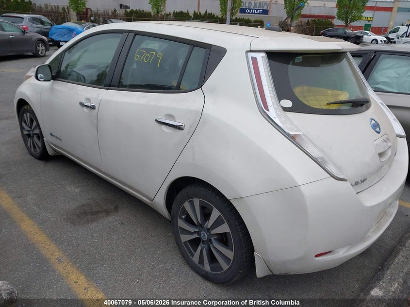 Vin: 1n4az0cp1dc405054, lot: 30081040, nissan leaf 20133