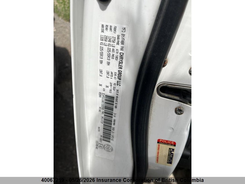 2014 Dodge Journey Sxt VIN: 3C4PDCCG6ET232593 Lot: 40067219