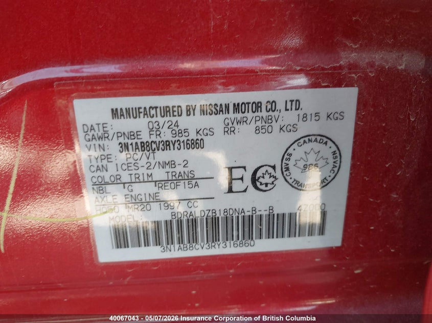 2023 Kia Ev6 Wind VIN: KNDC3DLCXP5103909 Lot: 40067043