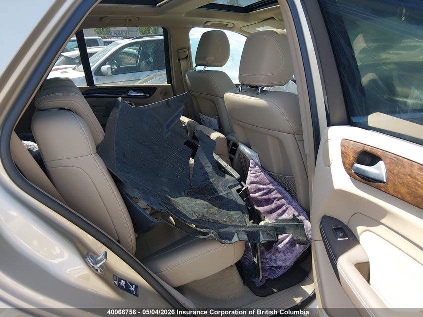 2012 Mercedes-Benz Ml 350 4Matic VIN: 4JGDA5HB6CA023973 Lot: 40066756