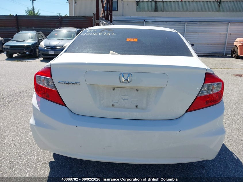 2012 Honda Civic VIN: 2HGFB2F58CH031050 Lot: 40068782
