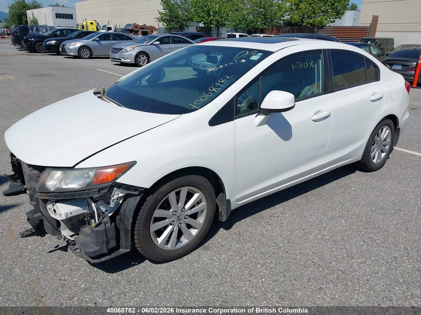 Vin: 2hgfb2f58ch031050, lot: 30083297, honda civic 20122