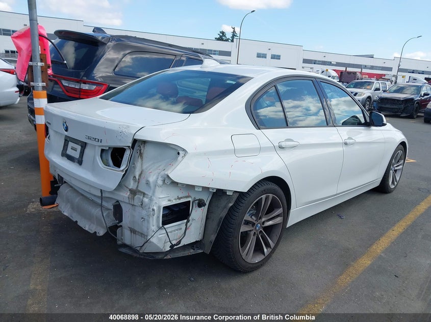 Vin: wba3c3g58fnt53845, lot: 30083455, bmw 320i 20154