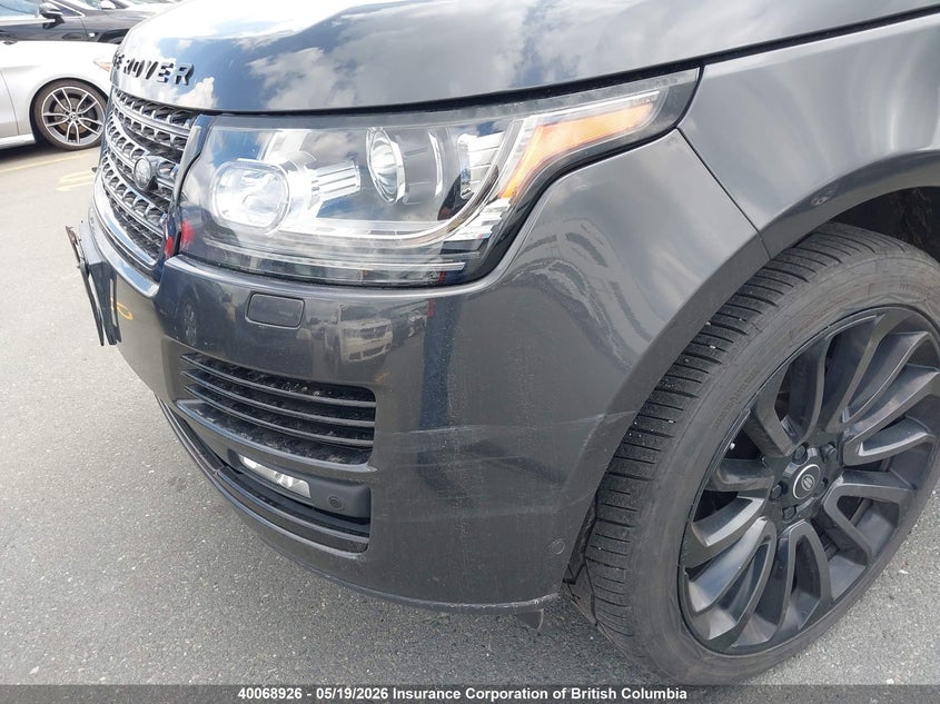 2016 Land Rover Range Rover Diesel Td6 Hse VIN: SALGS2KF7GA294595 Lot: 40068926