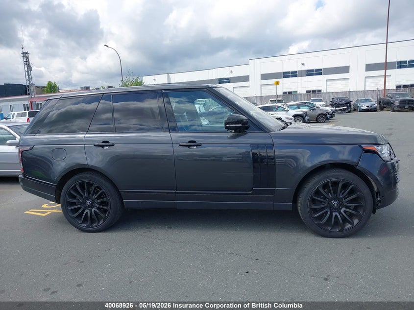2016 Land Rover Range Rover Diesel Td6 Hse VIN: SALGS2KF7GA294595 Lot: 40068926