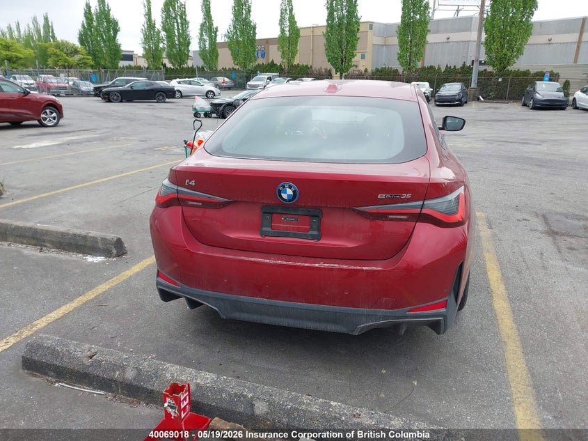 2025 BMW I4 VIN: WBY13HD07SFU51087 Lot: 40069018