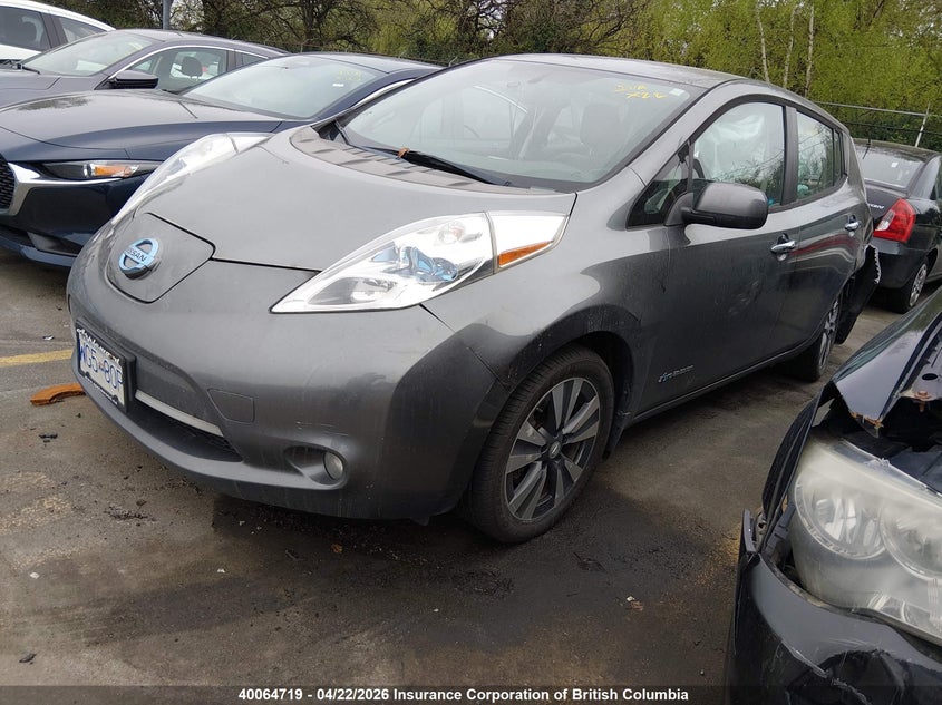 Vin: 1n4az0cp4fc306036, lot: 30083724, nissan leaf s/sv/sl 20152