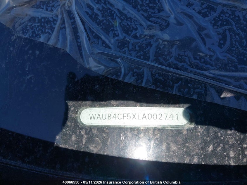 2020 Audi S5 3.0T Technik VIN: WAUB4CF5XLA002741 Lot: 40066550
