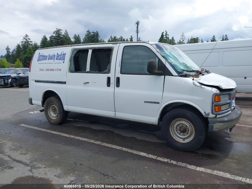 1999 GMC Savana G2500 VIN: 1GTGG25R2X1015133 Lot: 40068815