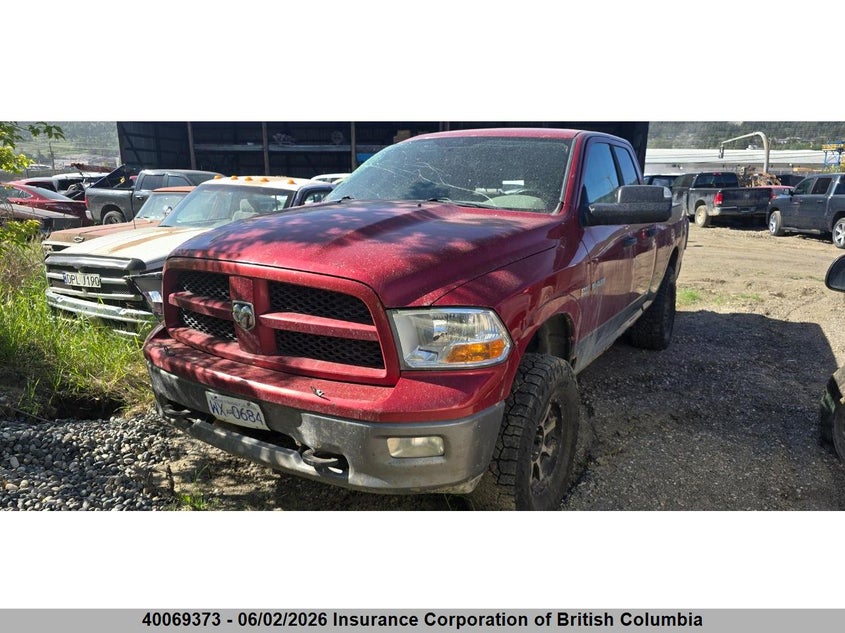2010 DODGE RAM PICKUP 5.7L V-8 VVT, 390HP