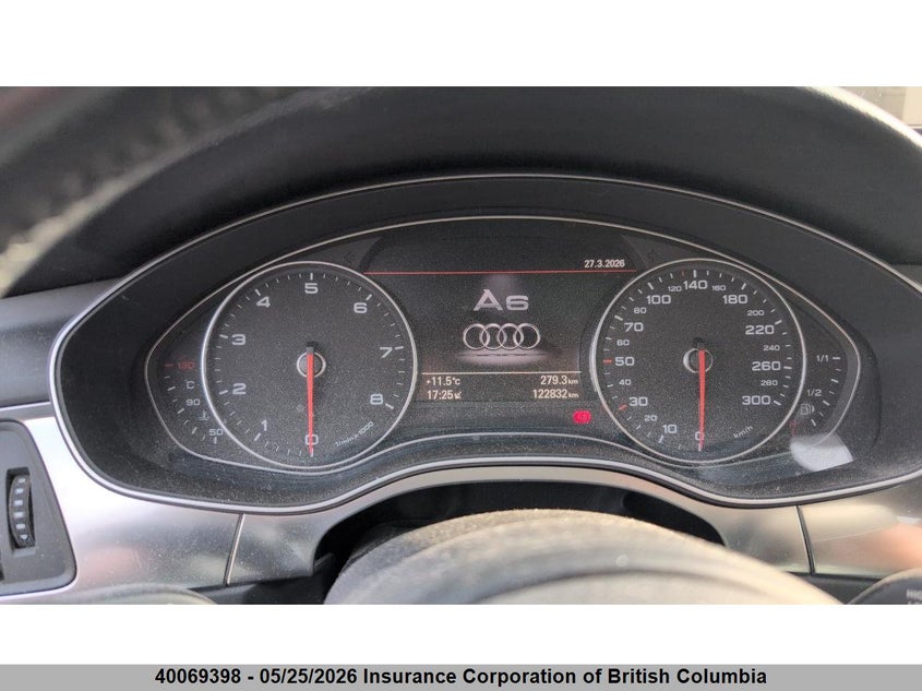 2012 Audi A6 VIN: WAUBGCFC6CN002962 Lot: 40069398