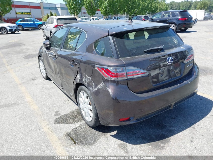 Vin: jthkd5bh4c2092699, lot: 30084369, lexus ct 200 20123
