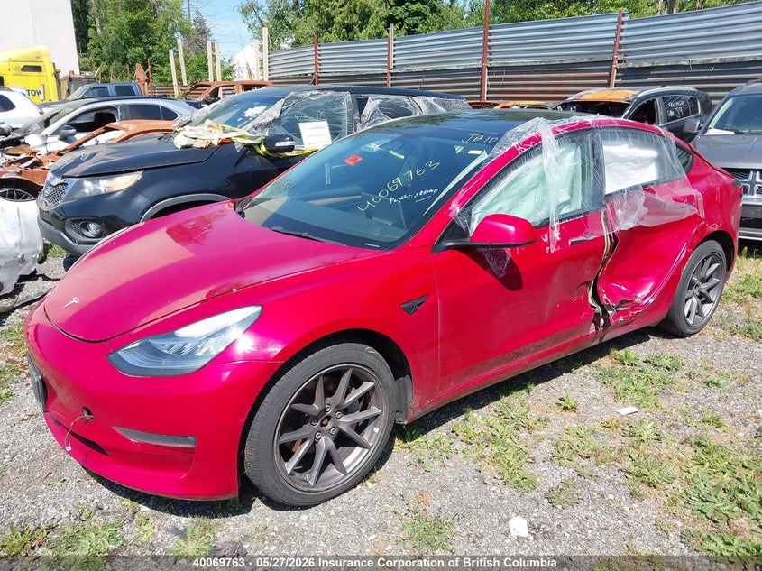 Vin: 5yj3e1eb0nf299688, lot: 30084488, tesla model 3 20222