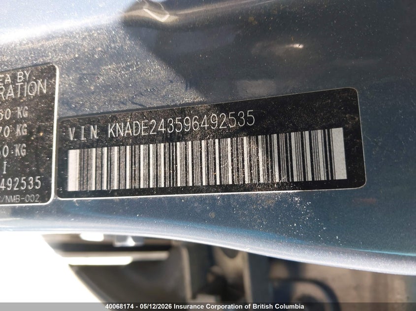 2022 Kia Niro Ex Premium VIN: KNDCE3LC6N5530070 Lot: 40068174