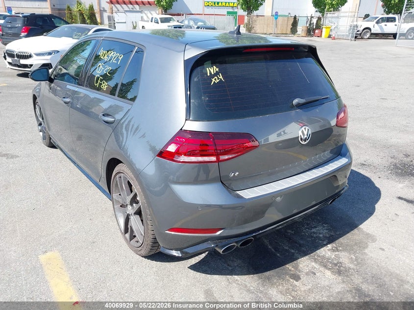 Vin: wvwvf7au2jw225047, lot: 30084683, volkswagen golf 20183