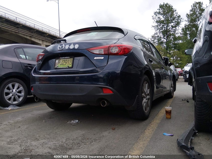 Vin: 3mzbm1l78gm246388, lot: 30084863, mazda 3 touring 20164