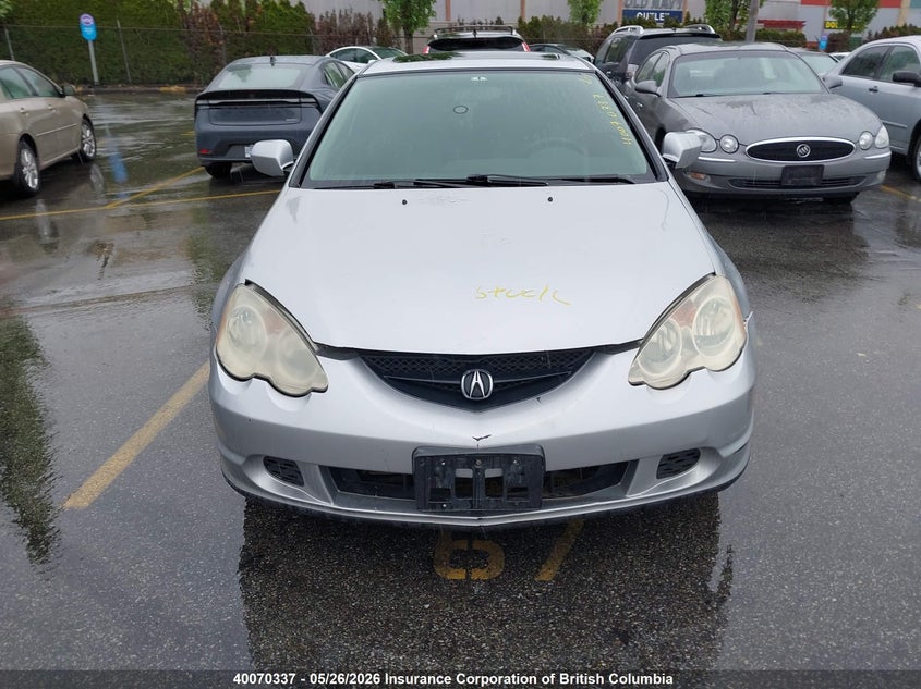 2002 Acura Rsx VIN: JH4DC54862C807211 Lot: 40070337