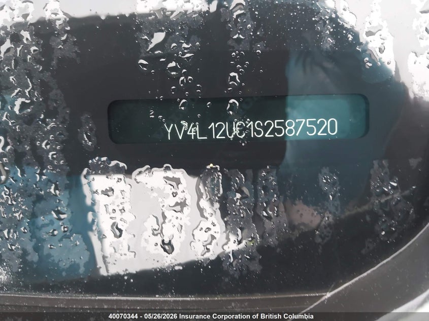 2025 Volvo Xc40 VIN: YV4L12UC1S2587520 Lot: 40070344
