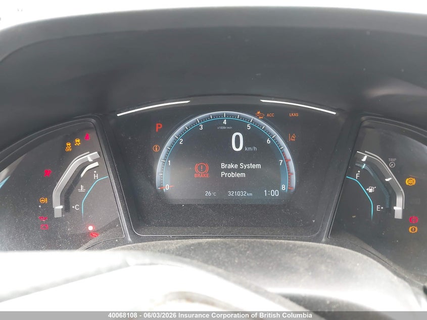 2019 HONDA CIVIC SEDAN 2.0L I-4 DOHC, VVT, 158HP