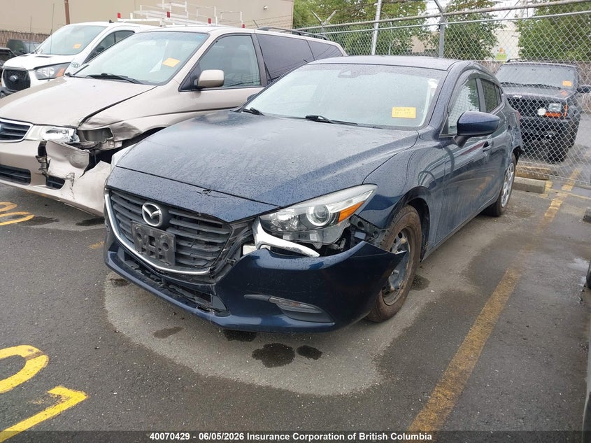 Vin: jm1bn1k78j1155420, lot: 30085270, mazda 3 sport 20182