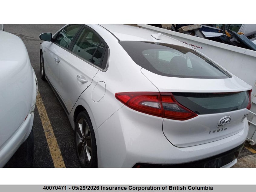 Vin: kmhc05lc4hu030330, lot: 30085321, hyundai ioniq 20173