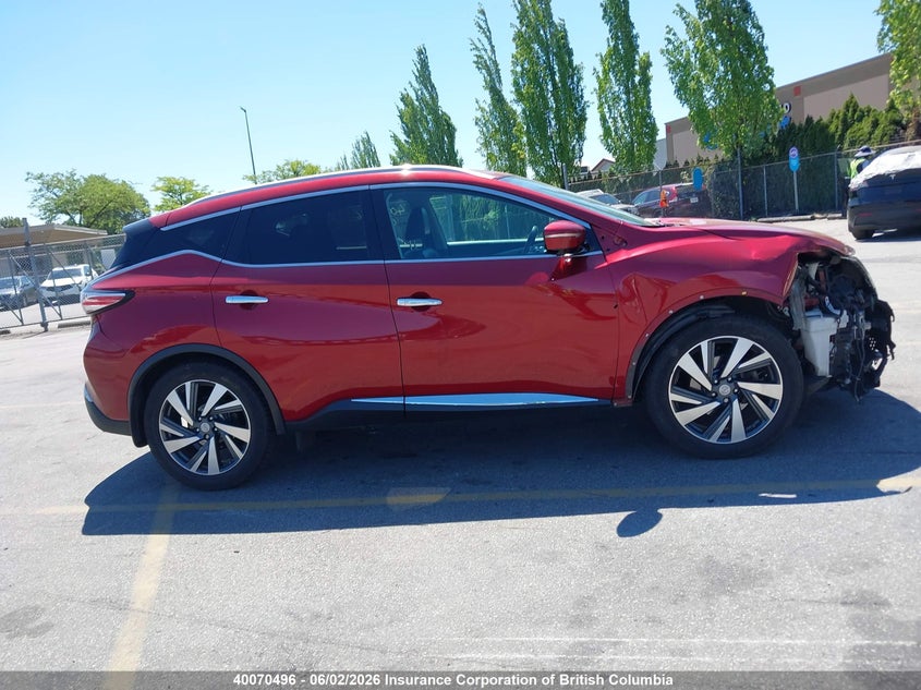 2015 Nissan Murano S/Sl/Sv/Platinum VIN: 5N1AZ2MH5FN277403 Lot: 40070496