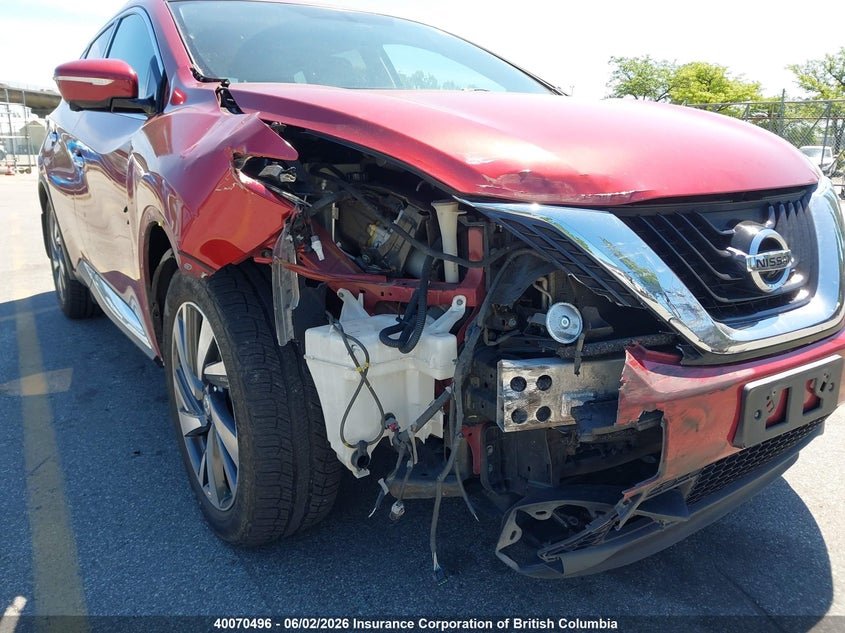 2015 Nissan Murano S/Sl/Sv/Platinum VIN: 5N1AZ2MH5FN277403 Lot: 40070496