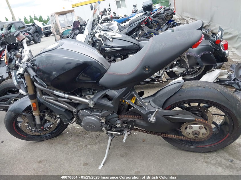 2012 Ducati Monster 1110 VIN: ZDM1RARR2CB045018 Lot: 40070504