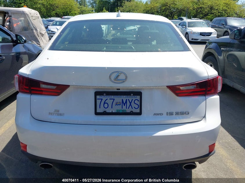 2014 Lexus Is 250 VIN: JTHCF1D29E5011732 Lot: 40070411