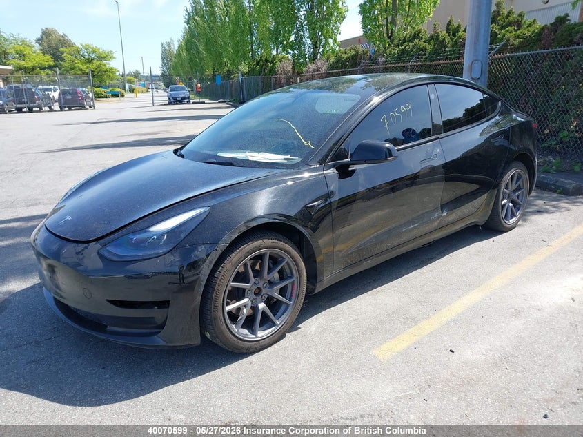 Vin: lrw3e1eb5pc851652, lot: 30085473, tesla model 3 20232