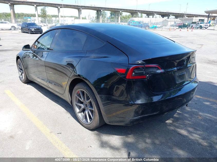 Vin: lrw3e1eb5pc851652, lot: 30085473, tesla model 3 20233