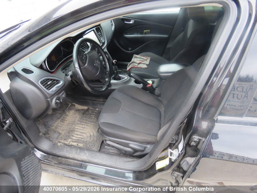 2015 DODGE DART SEDAN 1.4L I-4 VVT, TURBO, 160HP