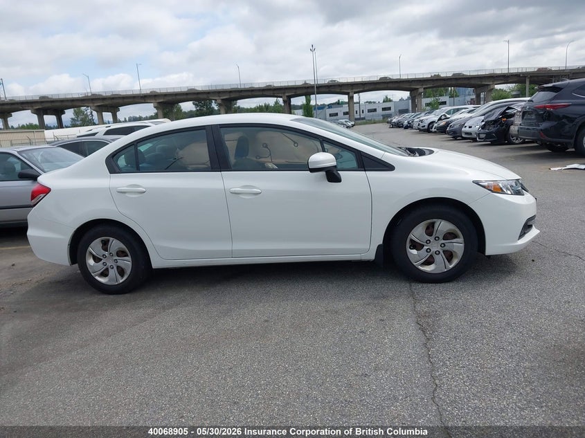 2014 Honda Civic Lx VIN: 2HGFB2F46EH040758 Lot: 40068905