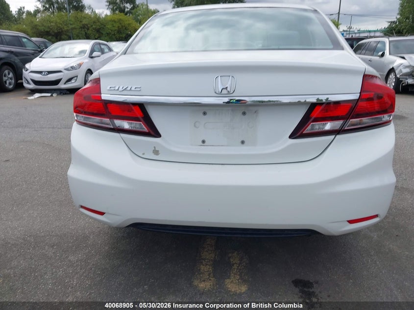 2014 Honda Civic Lx VIN: 2HGFB2F46EH040758 Lot: 40068905