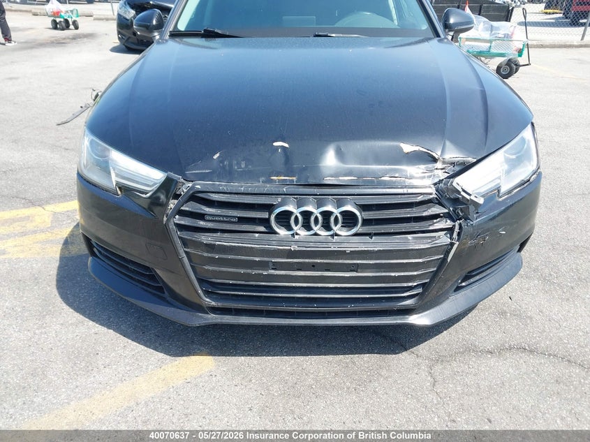 2017 Audi A4 VIN: WAUANAF48HN049125 Lot: 40070637