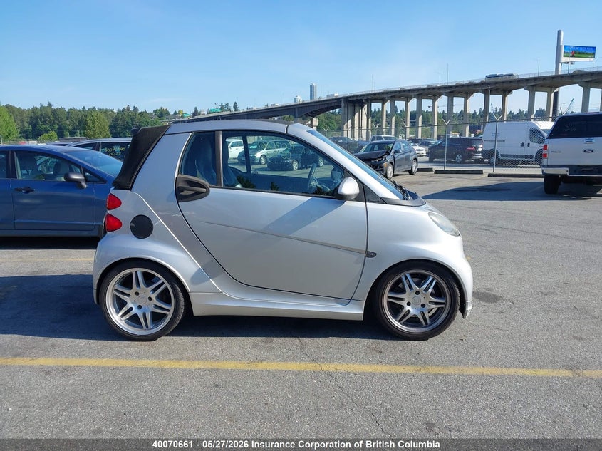 2008 Smart Fortwo Passion VIN: WMEEK31X38K077511 Lot: 40070661