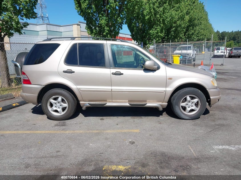 2001 Mercedes-Benz Ml 320 Classic/Elegance VIN: 4JGAB54E31A239535 Lot: 40070684