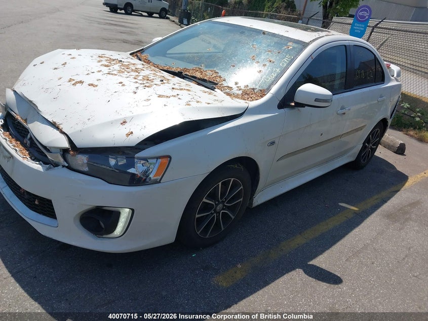 Vin: ja32u2fu5hu601782, lot: 30085616, mitsubishi lancer es 20172