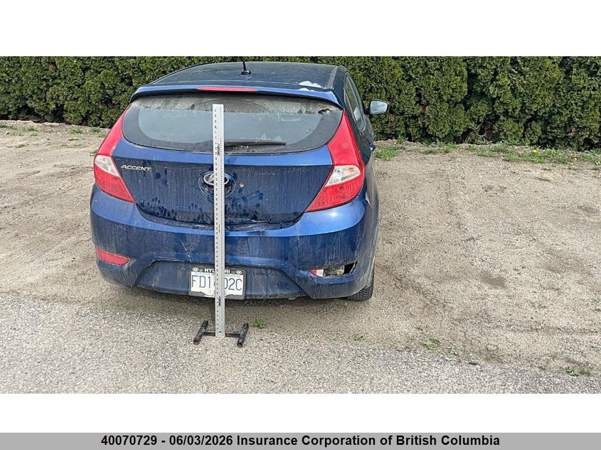 2015 Hyundai Accent Gl VIN: KMHCT5AEXFU217466 Lot: 40070729