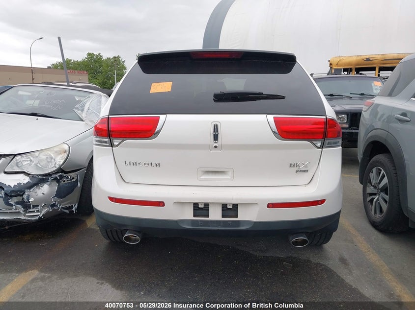 2011 Lincoln Mkx VIN: 2LMDJ8JK3BBJ25167 Lot: 40070753