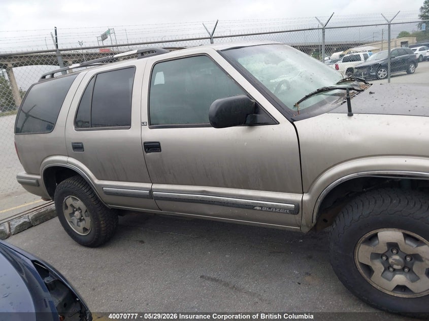 1999 Chevrolet Blazer VIN: 1GNDT13W6X2216634 Lot: 40070777