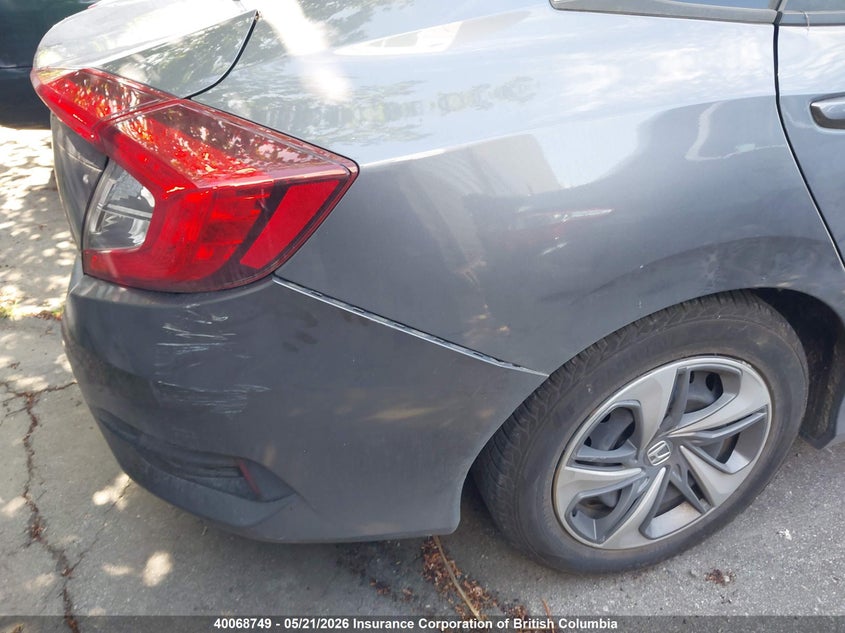 Vin: 2hgfc2f51kh024968, lot: 30085784, honda civic lx 20194