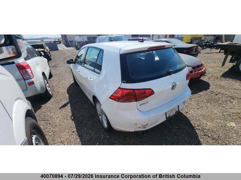 Vin: 3vw217au2hm017033, lot: 30085857, volkswagen golf 20173