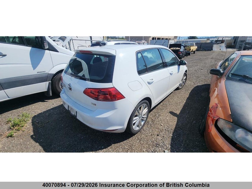 Vin: 3vw217au2hm017033, lot: 30085857, volkswagen golf 20174