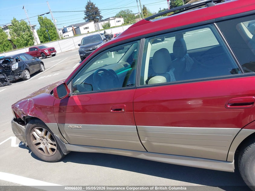 2003 Subaru Legacy Outback Limited VIN: 4S3BH686X37600517 Lot: 40066800