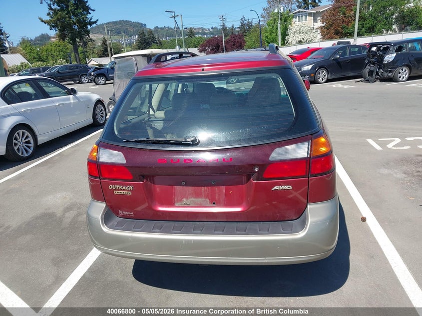 2003 Subaru Legacy Outback Limited VIN: 4S3BH686X37600517 Lot: 40066800