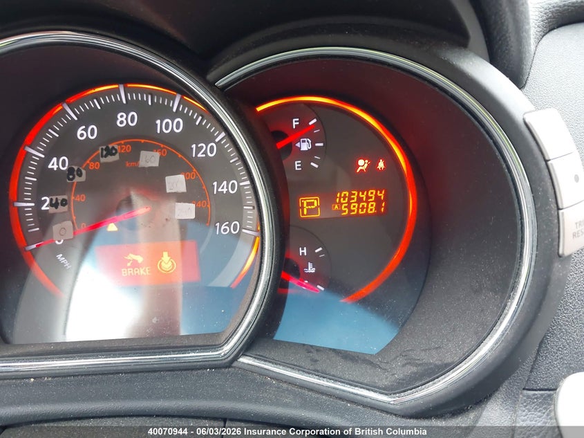 2009 Nissan Murano S/Sl/Le VIN: JN8AZ18W09W120498 Lot: 40070944
