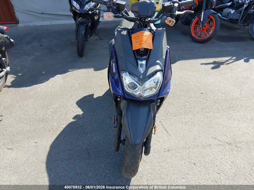 2021 Yamaha Yw125 VIN: RKRSEB1N5MA001427 Lot: 40070932